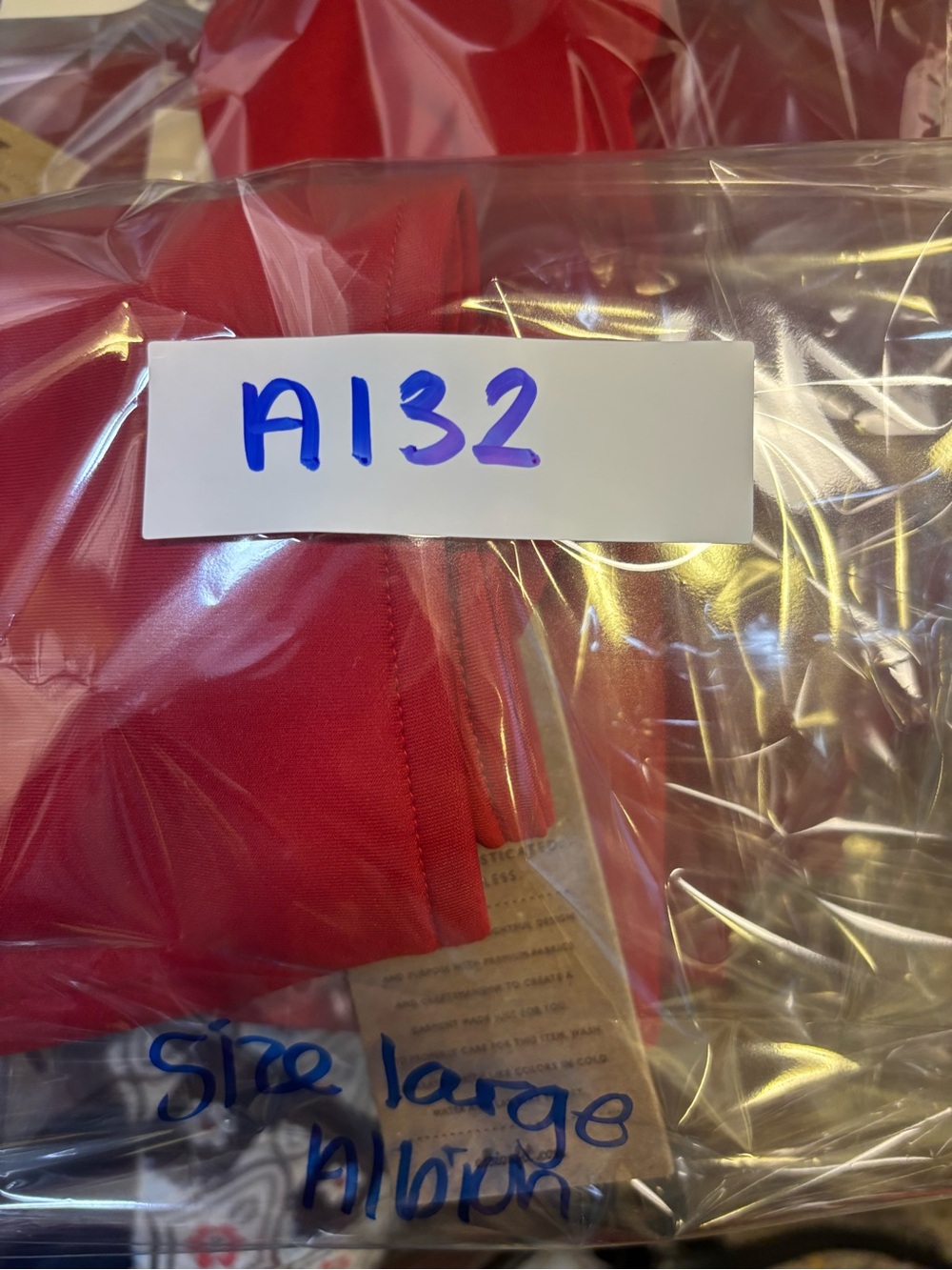 NWT Albion Fit Swim Red Crush Bottoms Size Large - Picture 6 of 6